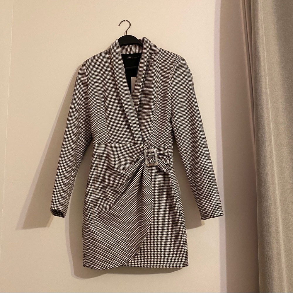 blazer dress from zara